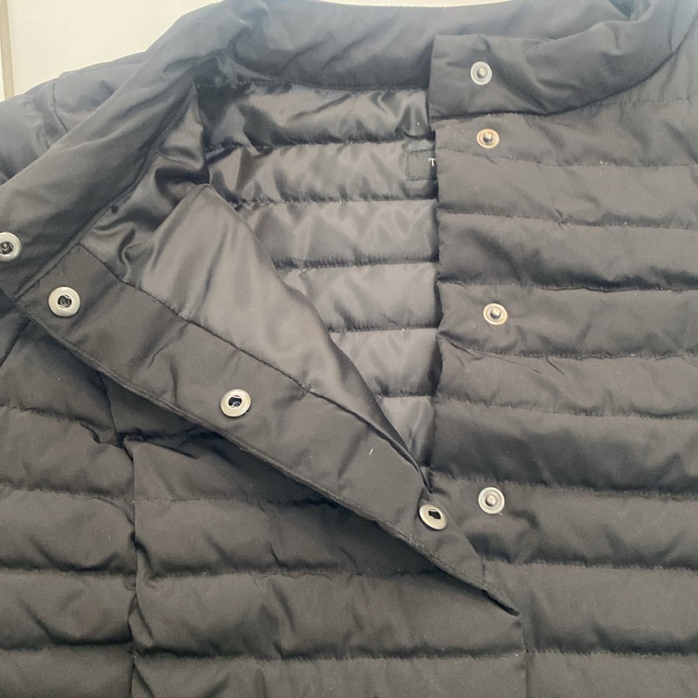 Talbots Black Quilted Jacket